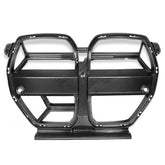 Automotive dry carbon fiber front bumper grille